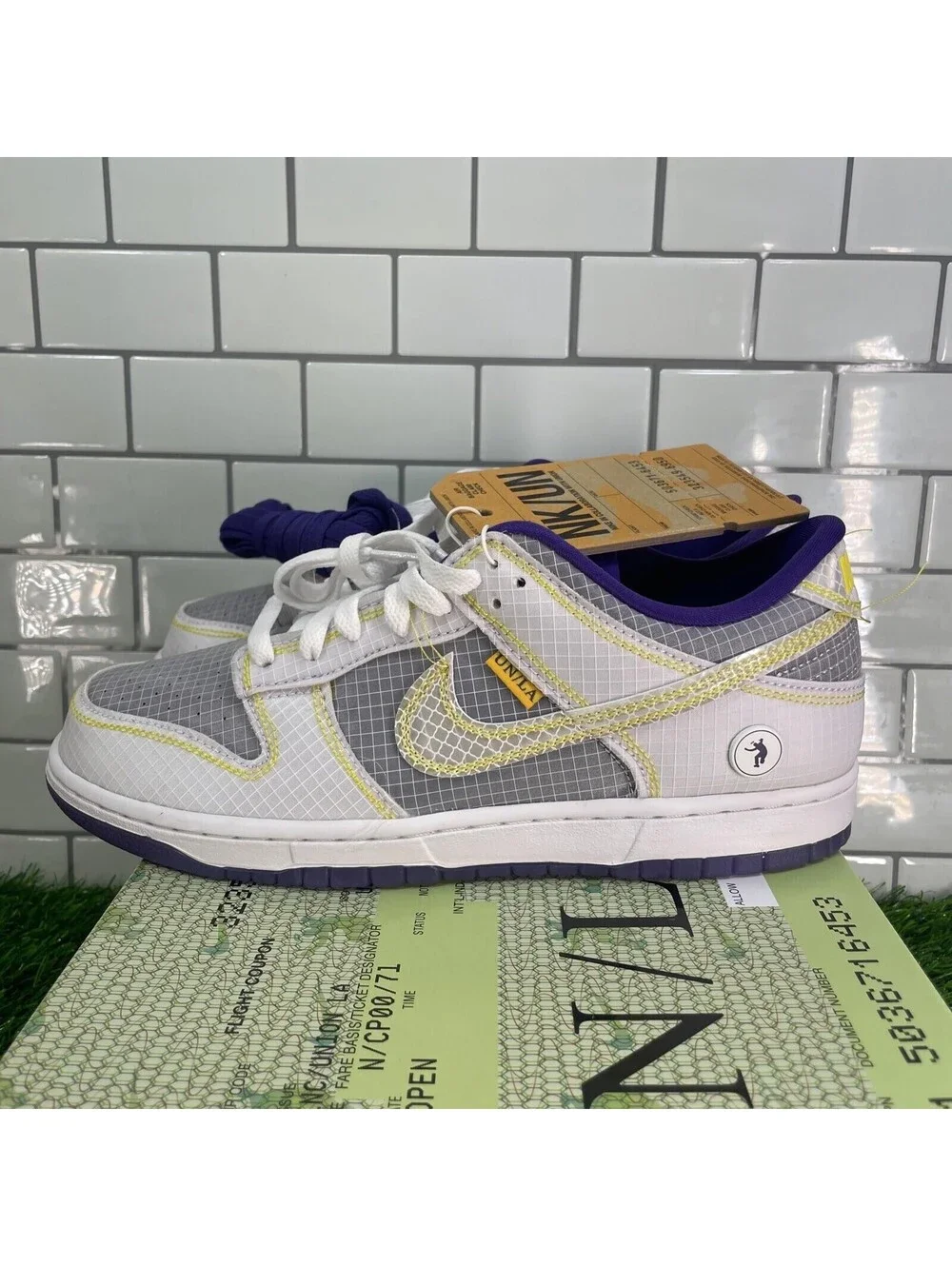 Nike Dunk Low x Union Passport 8.5 Men “Court Purple” 10W